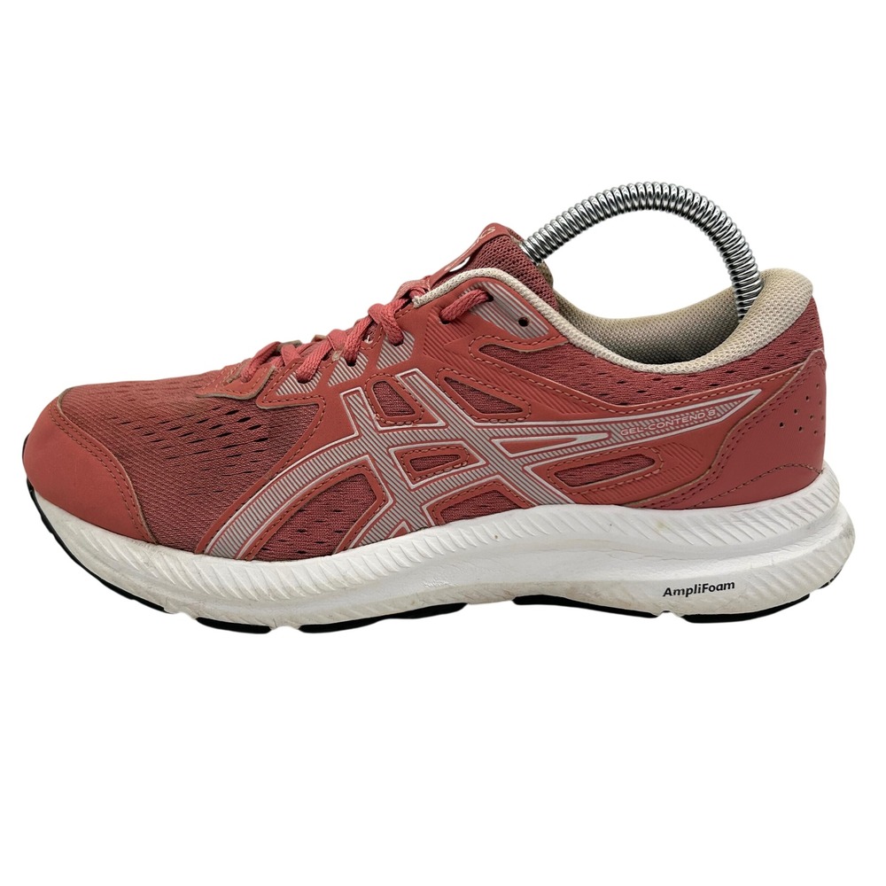 Asics Sneakers Womens 8.5 Frosted Rose Pink Gel-Contend 8 Athletic Running Shoes